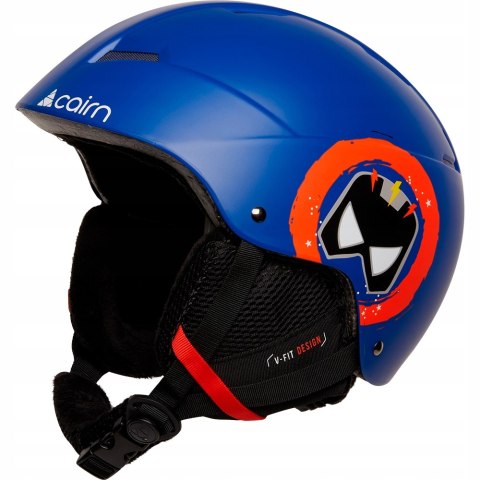 Kask Narciarski Dla Dzieci Cairn Flow J r. 51-53cm niebieski Kask Narciarski Dla Dzieci Cairn Flow J r. 51-53cm niebieski