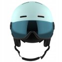 Kask z przyłbicą szybą Salomon Orka Visor turkusowy matowy L 56-59 cm